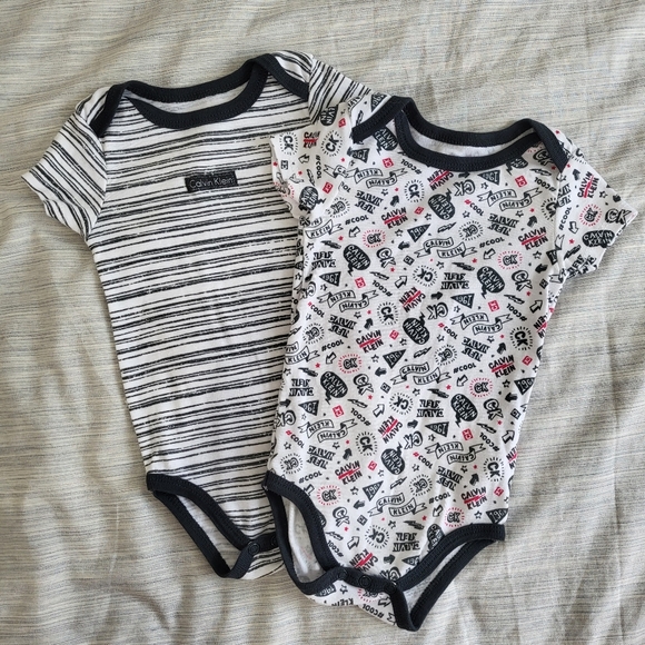 Boys Calvin Klein Onesies (set of 2) - Picture 1 of 7